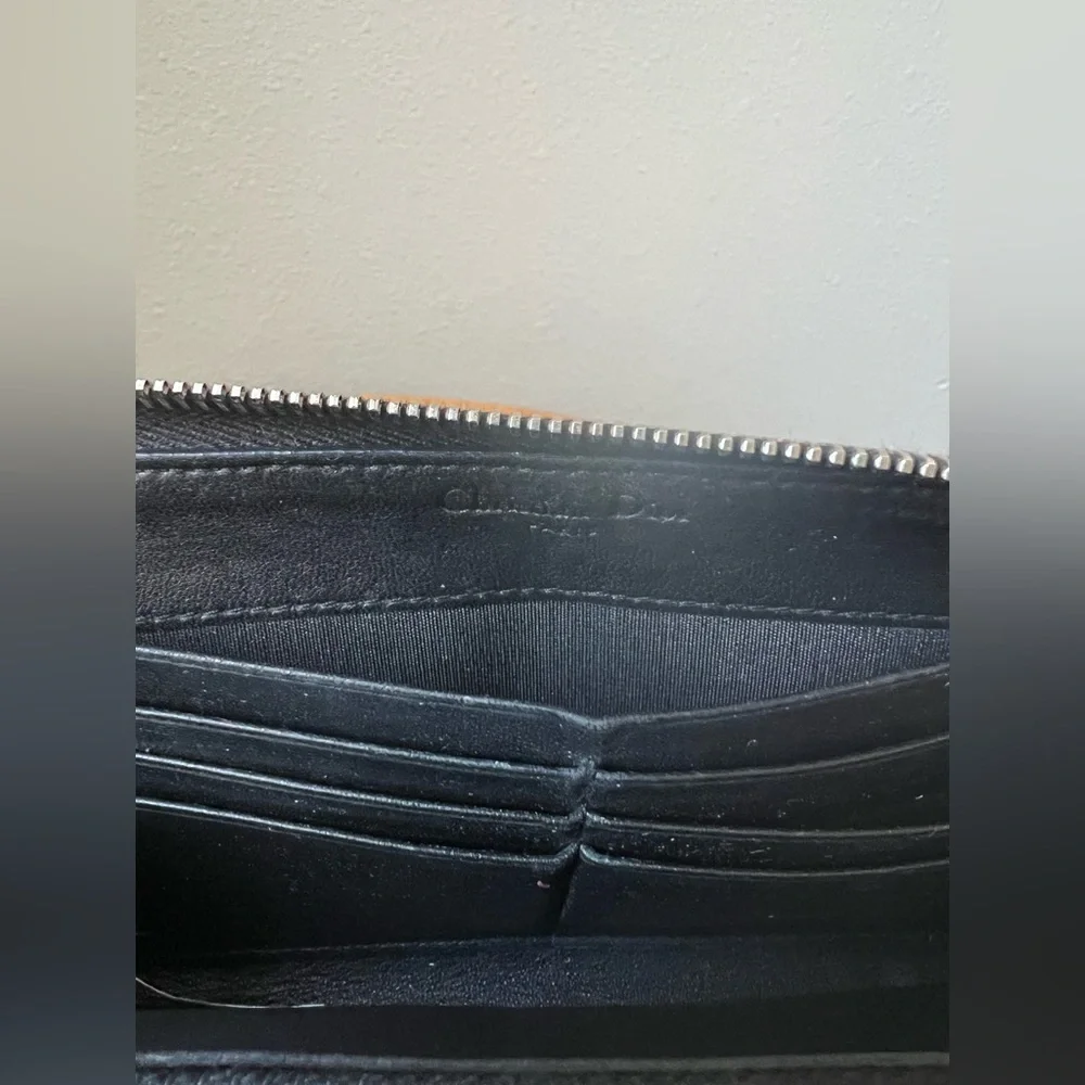 Dior Black Leather Wallet